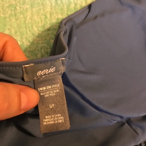 Aerie Lace up One Piece Swimsuit - Sz Small - Picture 4 of 5